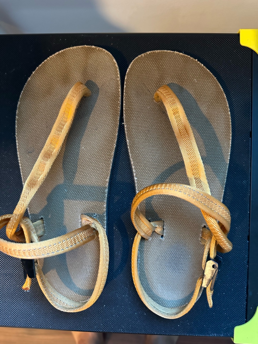 Earth Runners Circadian Adventure Sandals Mustard Gold Women 8.5 / Men 6.5